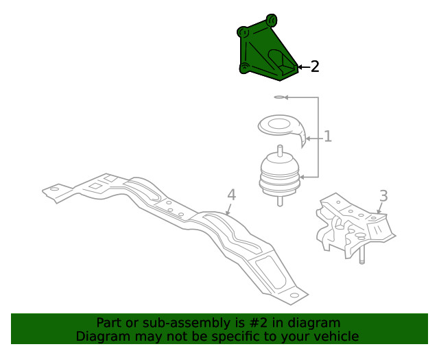 Genuine GM Mount Bracket 25740814