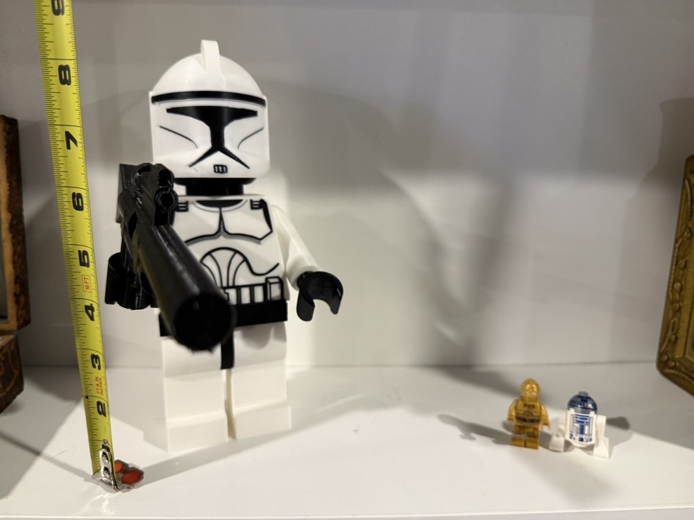 3D printed Oversized Lego  Clone Trooper