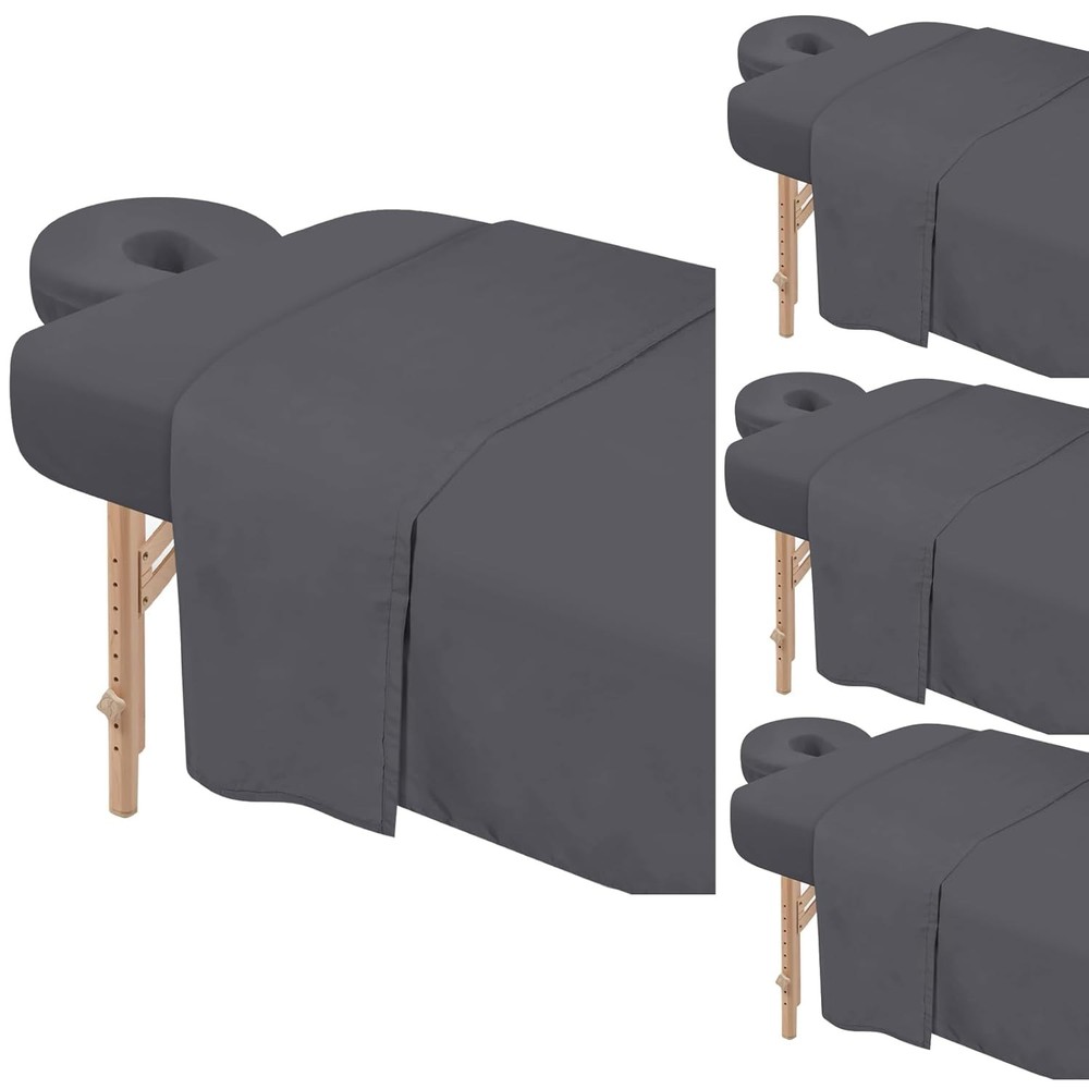 4 Sets Premium Microfiber Massage Table Sheets Set 3 Piece Set Includes Massage