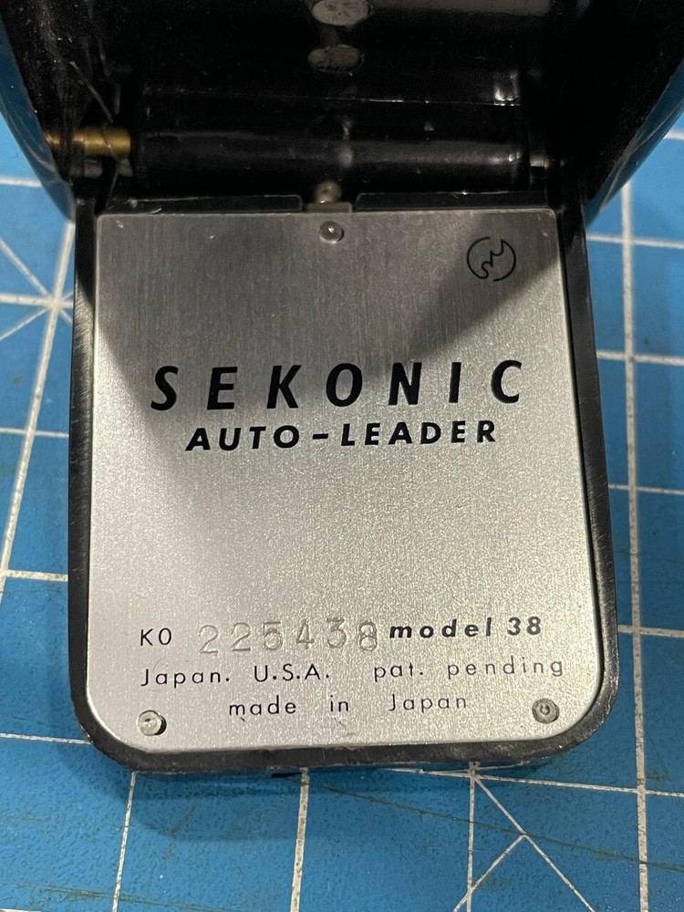SEKONIC AUTO-LEADER MODEL 38 CAMERA EXPOSURE METER WORKING