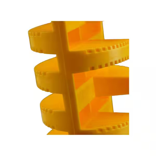 Septic Tank Effluent Filter 4 in Tee Insert Yellow Washable Reusable Easy Clean