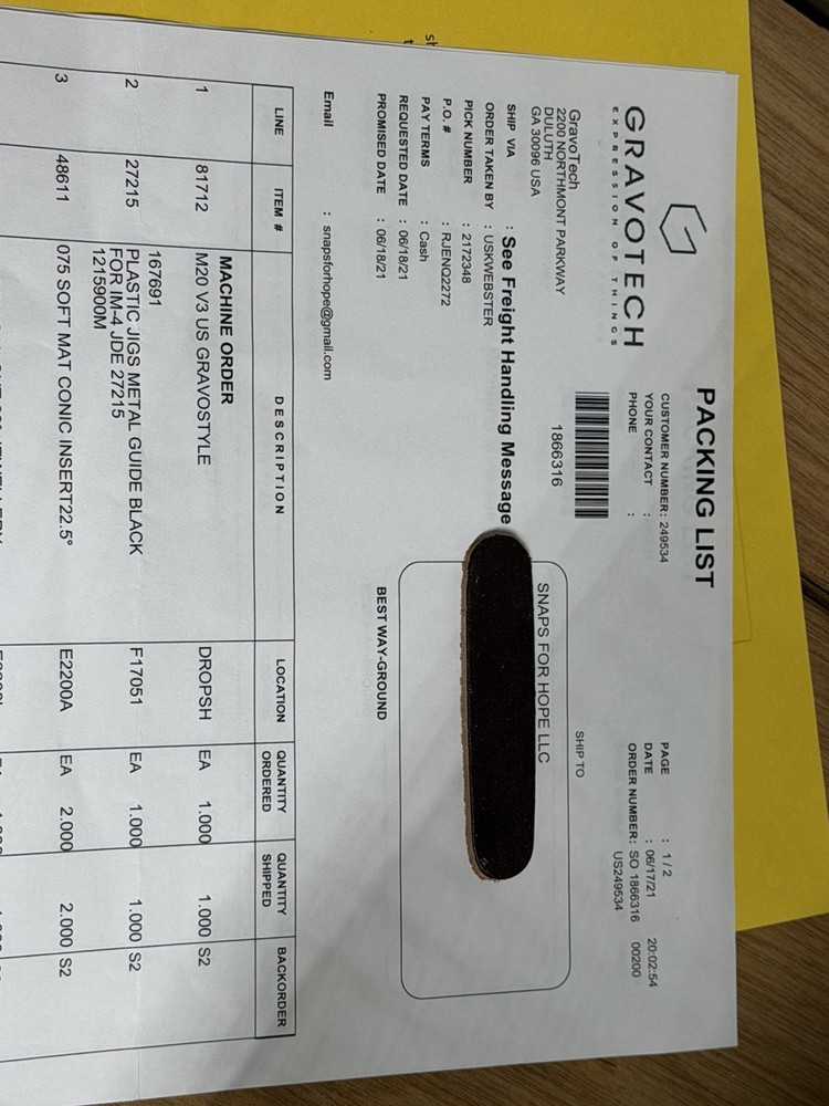 Gravograph / Gravotech M20 Desktop Rotary Engraving Machine w/ Software