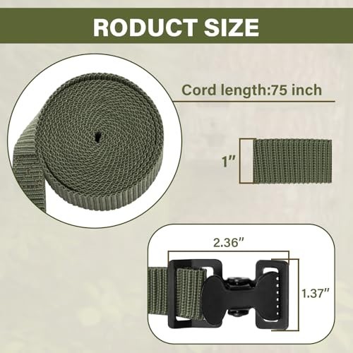 Utility Straps for Tree Stands - Climbing Stand Stabilizer Straps, Pair for Stab