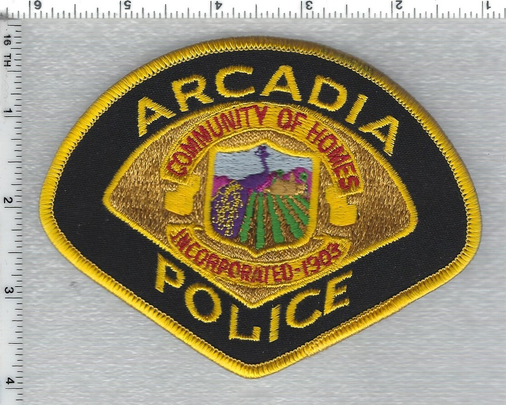 Arcadia Police (California) 2nd Issue Shoulder Patch