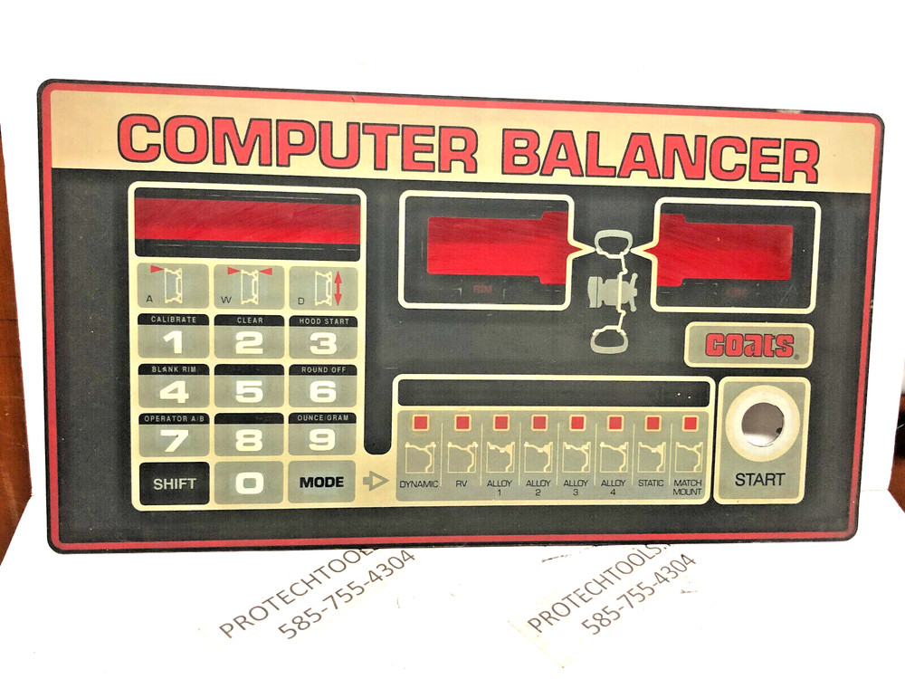 Coats Wheel Balancer 110721 / 110947 Touch Panel Display P224