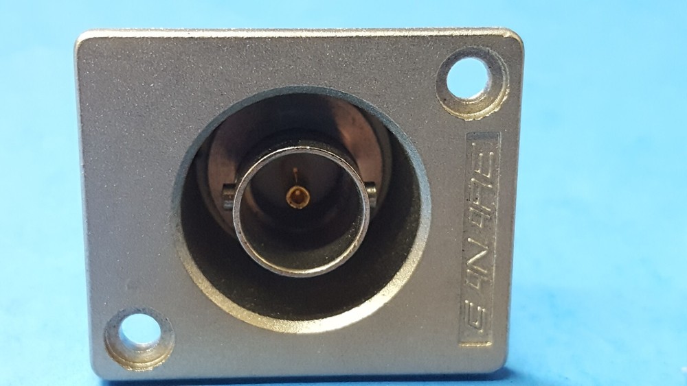 RF BNC Connector, BCJ-RU, CANARE, 1 Contact, Female, Panel Mount, Locking, Jack