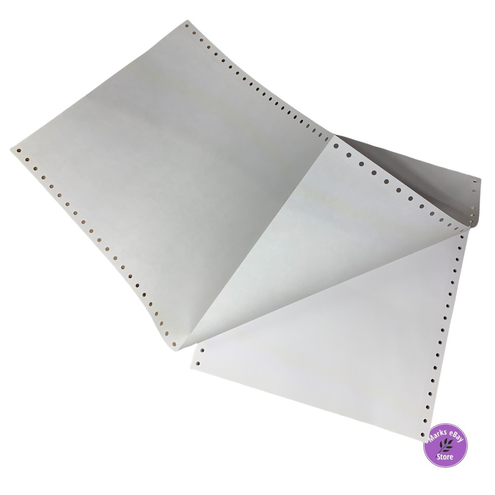 Dot Matrix Continuous Feed Printer Paper 9-1/2"x11" 50 sheets