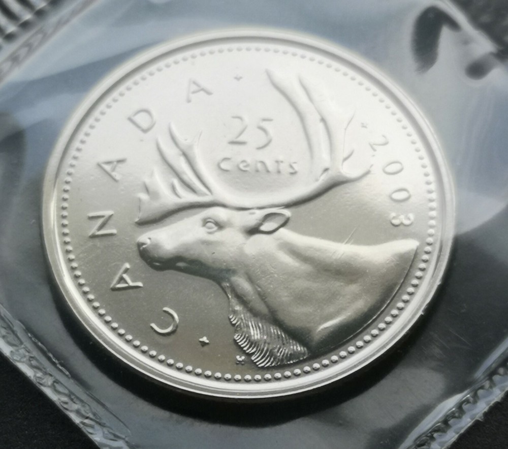 *** CANADA  25  CENTS  2003P ***  SEALED  PROOF  LIKE  ***