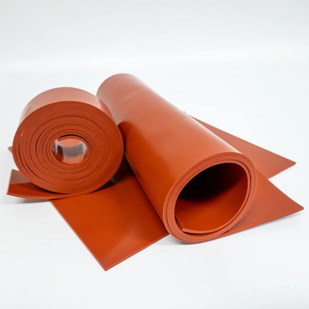Silicone Rubber Sheet Solid 1/32" Thick x 12"wide x 12"Long High Temp Mat