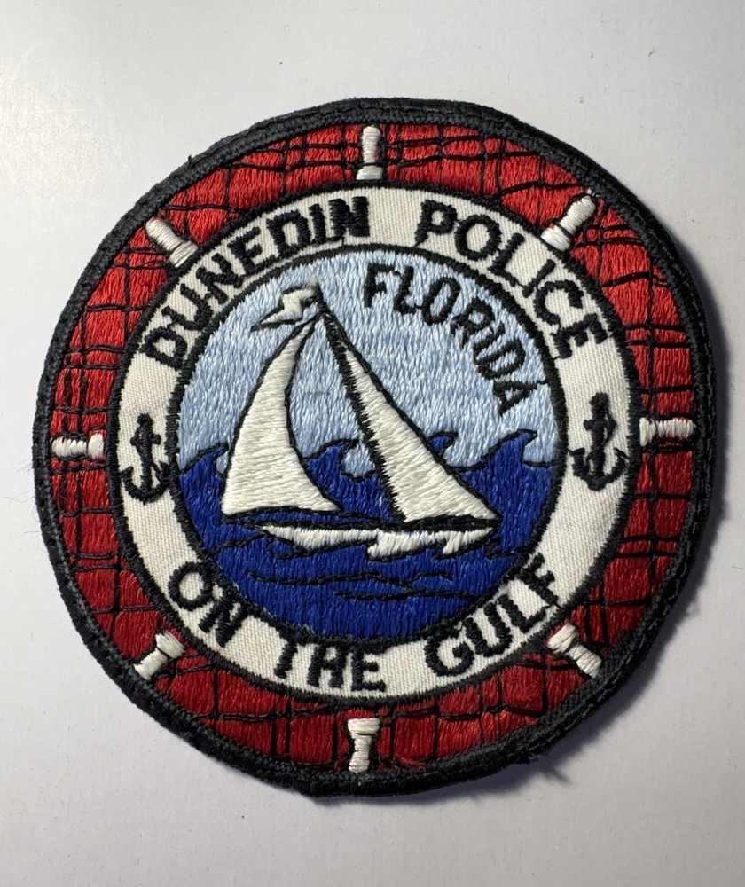 Dunedin Florida Police Patch ~ Defunct Agency