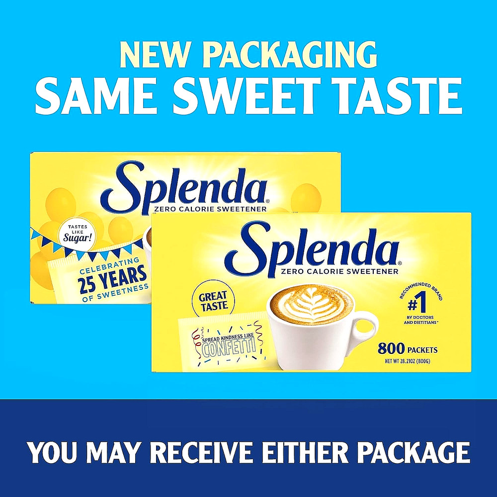 SPLENDA ZERO Calorie Sweetener Value Pack, 800 Ct