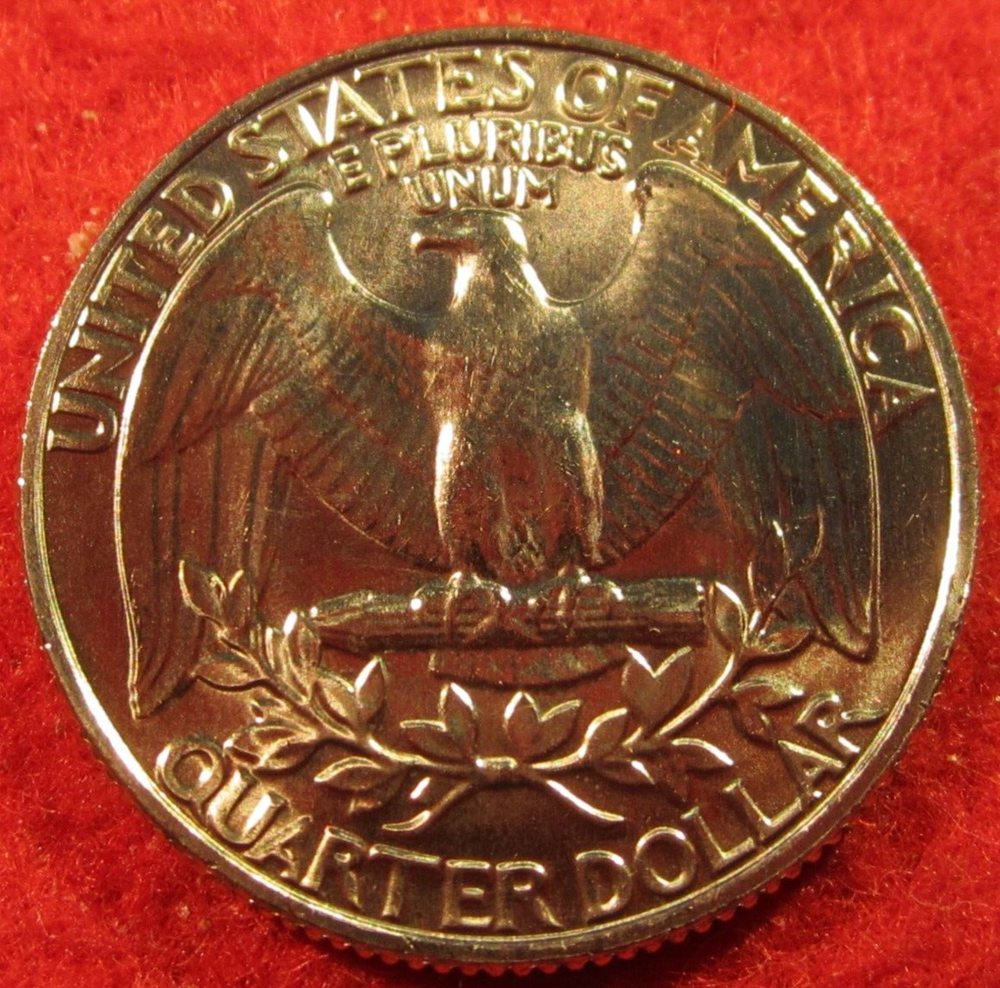 1985 D Denver Washington Clad Quarter - Uncirculated