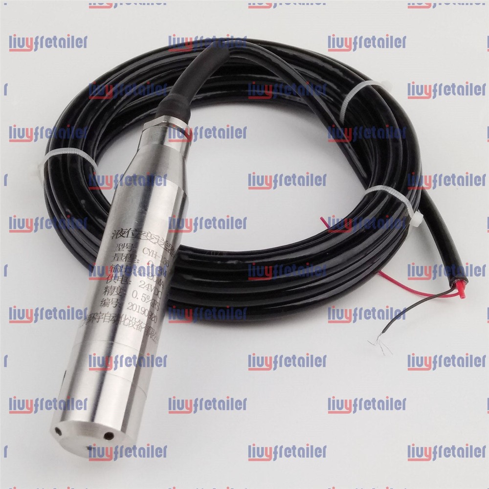 ONE 4-20MA 3.0m Range Water Level Transmitter Liquid Level Transducer Sensor NEW