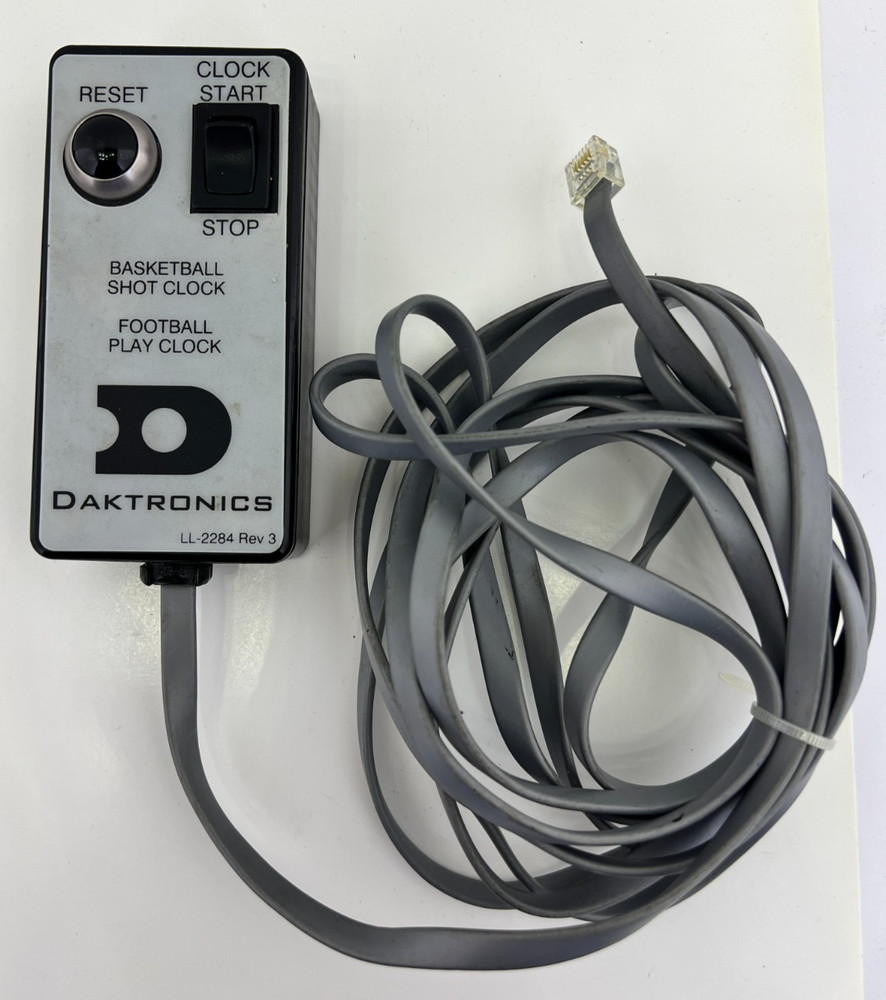 Daktronics LL-2284 Rev 3 Shot Clock Controller Handheld Start Stop Reset