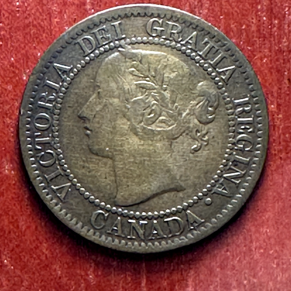 1859 Canada Large Cent - Die Crack