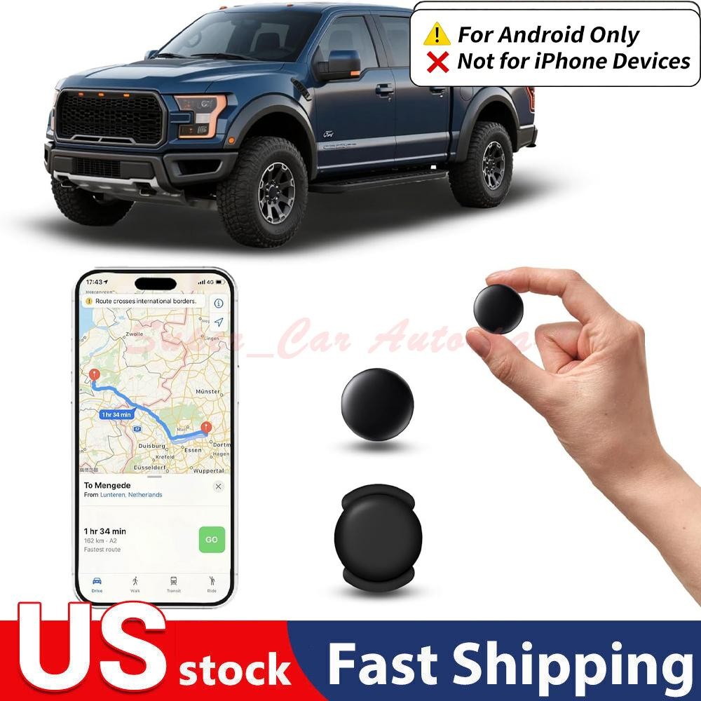 GPS Tracker for Vehicles, Real Time Car Tracking Device, Mini Hidden for Android