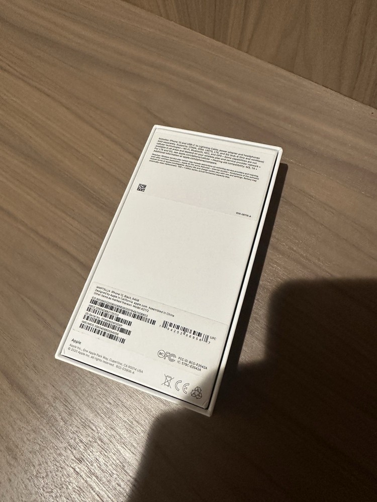 Black iPhone 12 Iphone Box