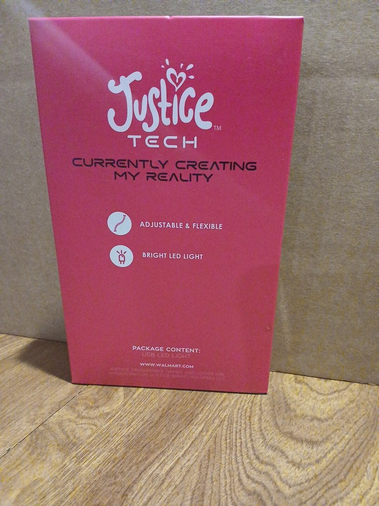 JUSTICE TECH Desktop USB Light Adjustable, Flexible & Bright - SUNFLOWER - NIB