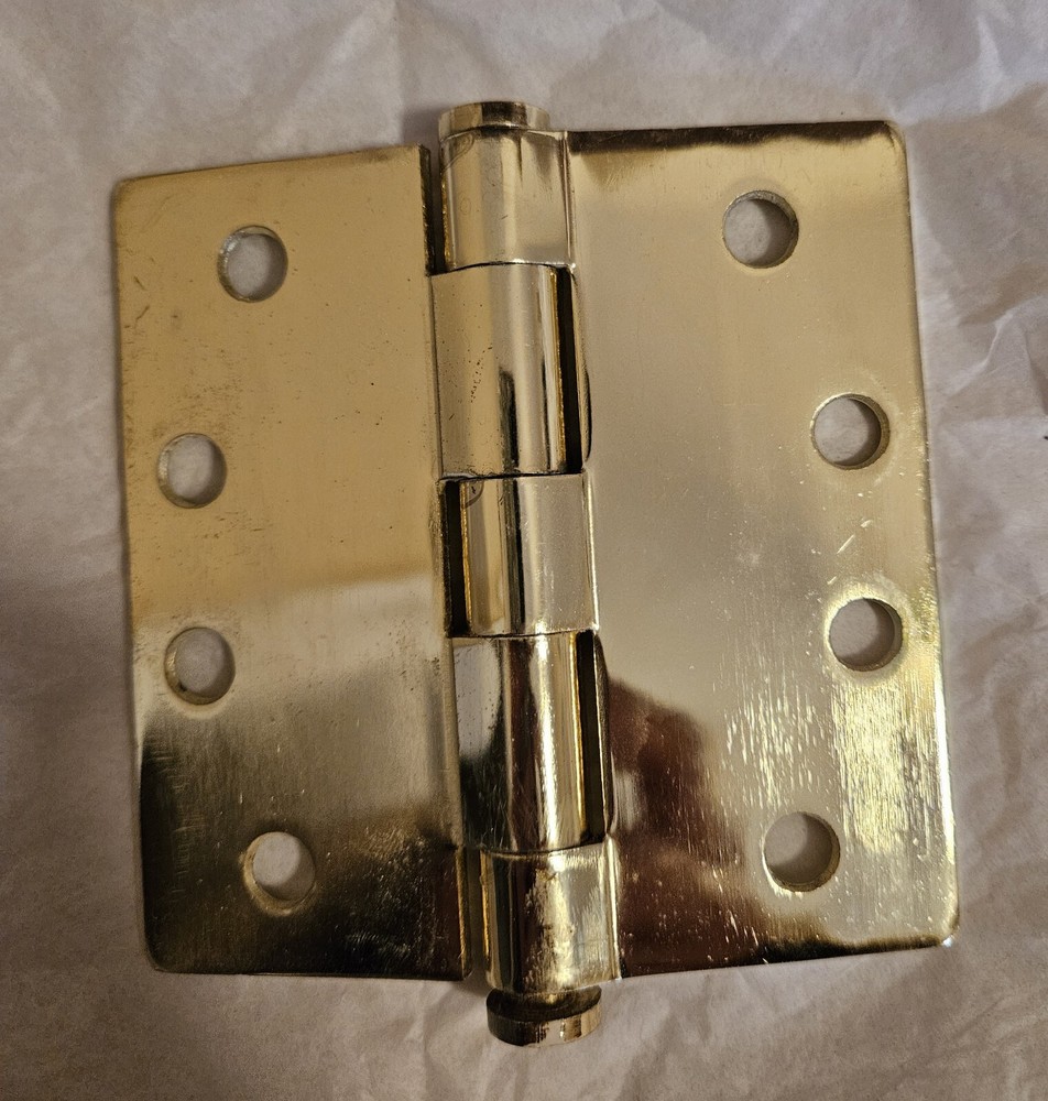 Vintage Door Hinges Brass