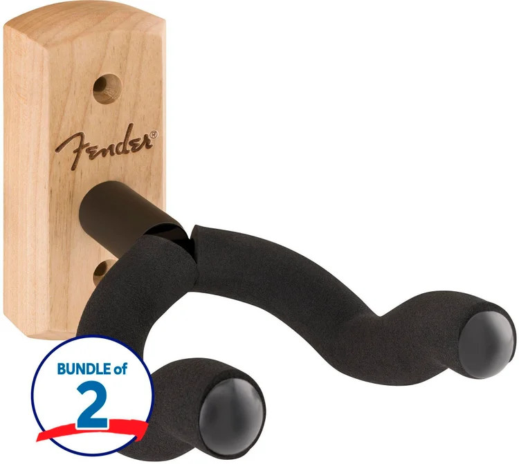 Fender Essentials Guitar Wall Hanger (2 Pack) - Maple