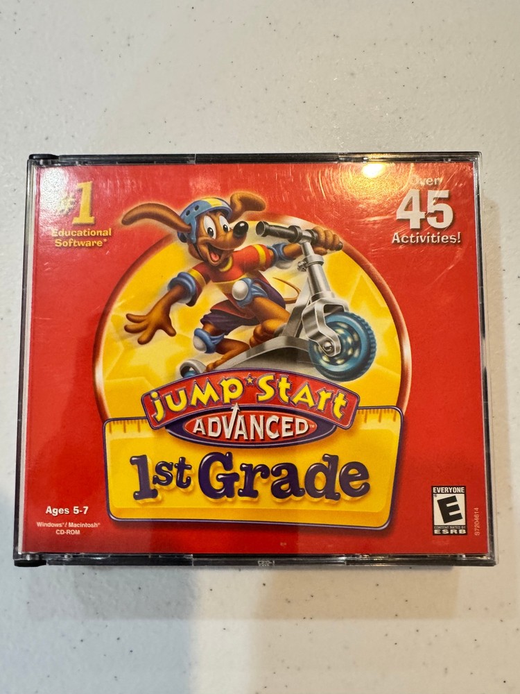 JumpStart Advanced 1st Grade PC Game Educational Software Windows Mac CD-ROM
