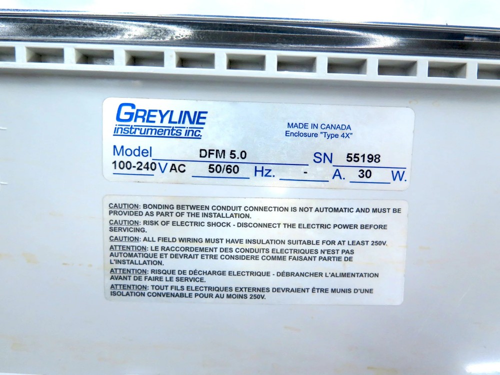 Greyline DFM 5.0 Doppler Flow Meter Transmitter