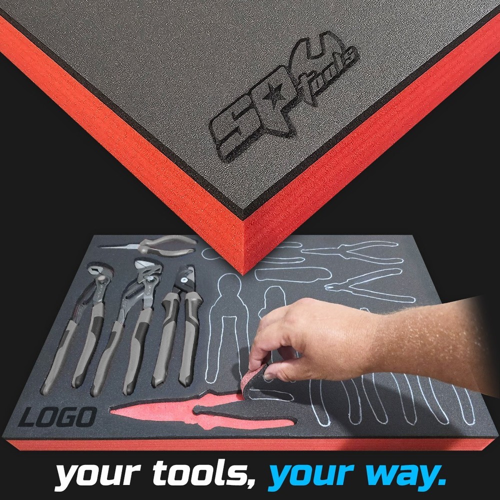 SPTOOLS shadow foam tool tray insert storage organizer toolbox tool kit set
