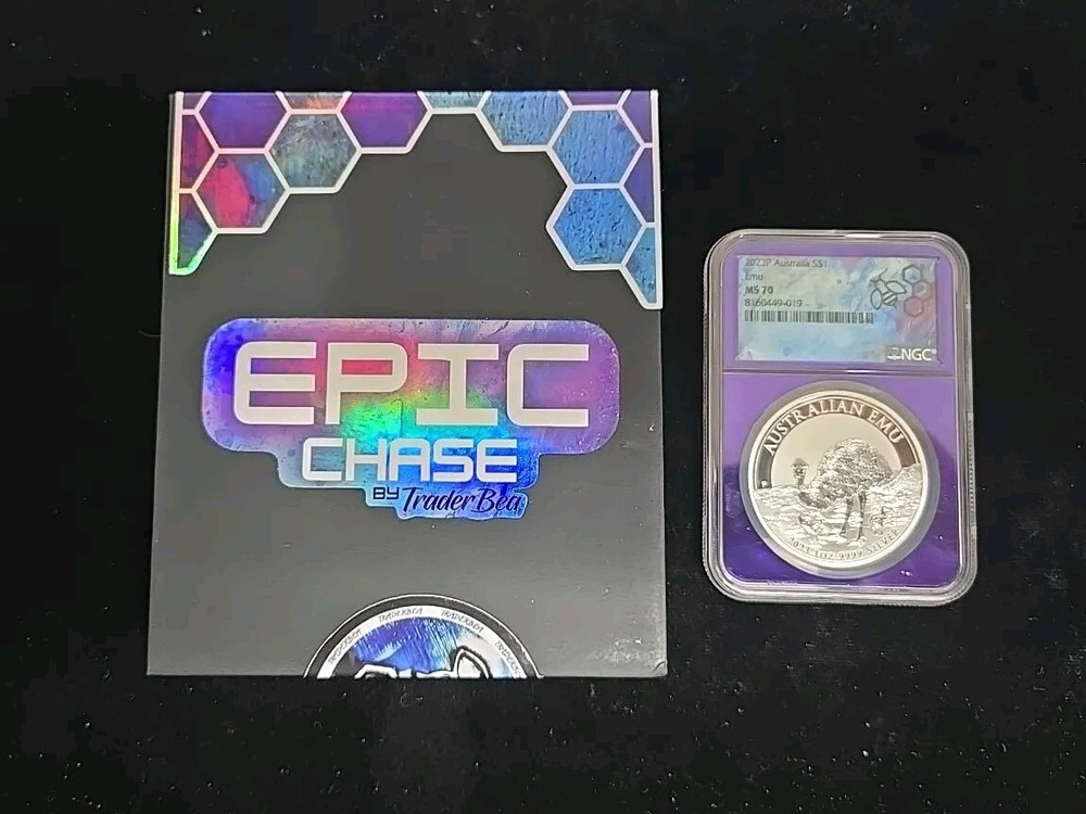 2023 $1 Australia Emu NGC MS-70