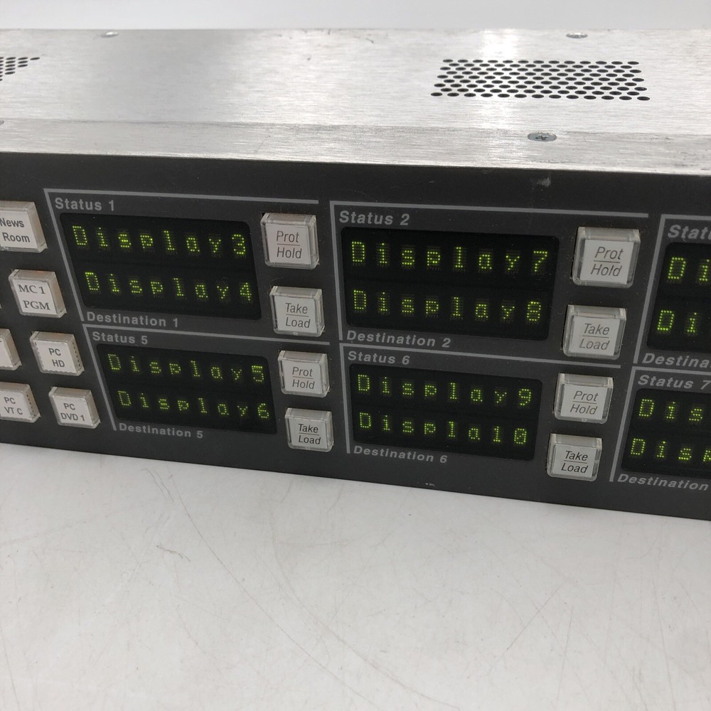 USED Grass Valley Encore/Prelude PMB Control Panel POWER TESTED READ B