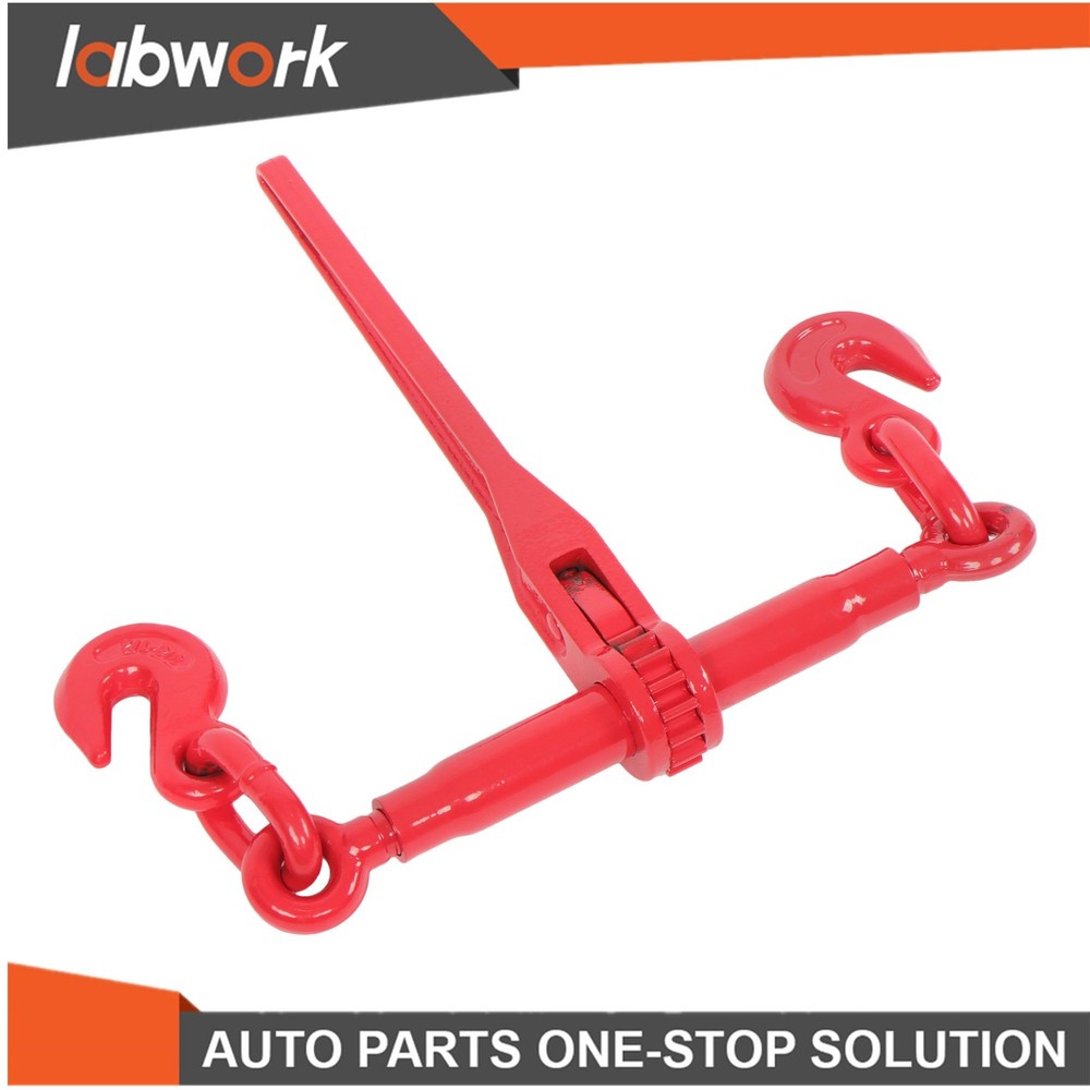 Labwork 4PCS Chain Binder Ratchet Load Binder 3/8"- 1/2" 9200lbs for Tie Down