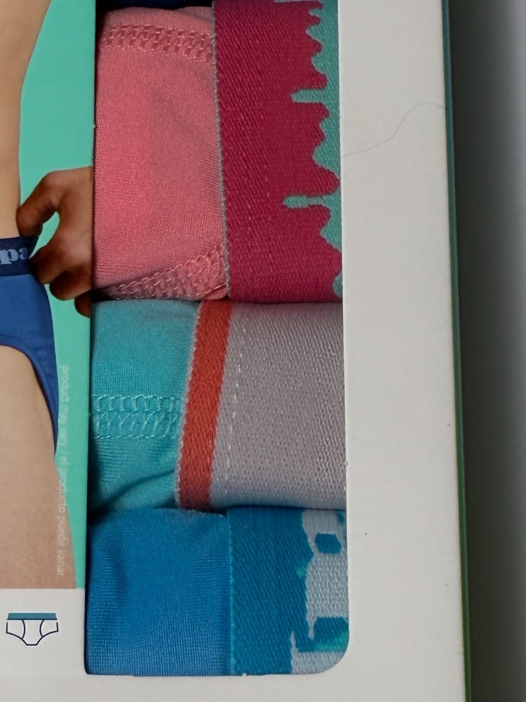 Papi Mens 5 Pack Medium Microfiber Low Rise Underwear Briefs - Blue Pink