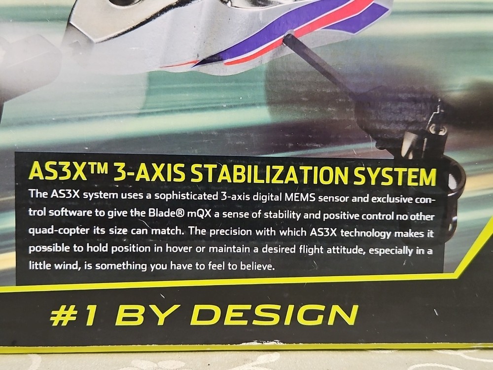 Blade mQX AS3X Stabilization Micro Quadcopter DSMX RTF - Drone