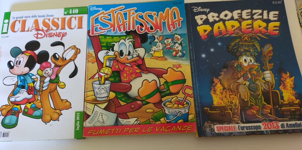 Lot No. 3 Mickey Mouse Comics - Classics/Summer/Prophecies Ducks