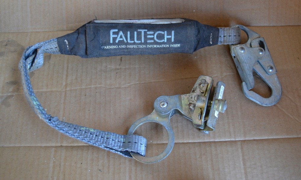 Falltech Rope Adjuster Graber 7479 & Shock Absorbing Lanyard 8358