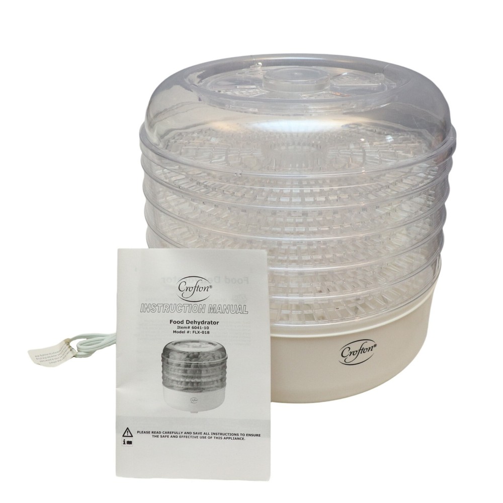 Crofton 5 Tray Food Dehydrator 6041-10 Open box