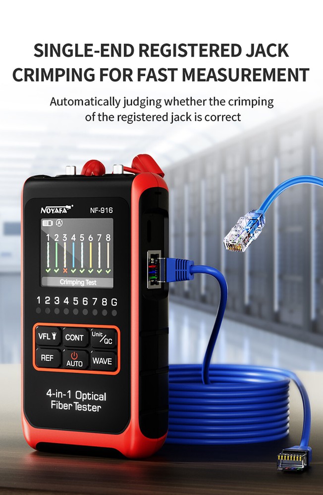 NOYAFA NF-916 Optical Meter VFL REF SC Visual Fault E7U4
