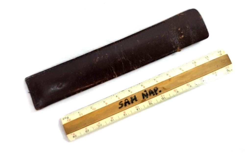 Alvin #269 Boxwood Ruler Engine Divided + Case - W. Germany