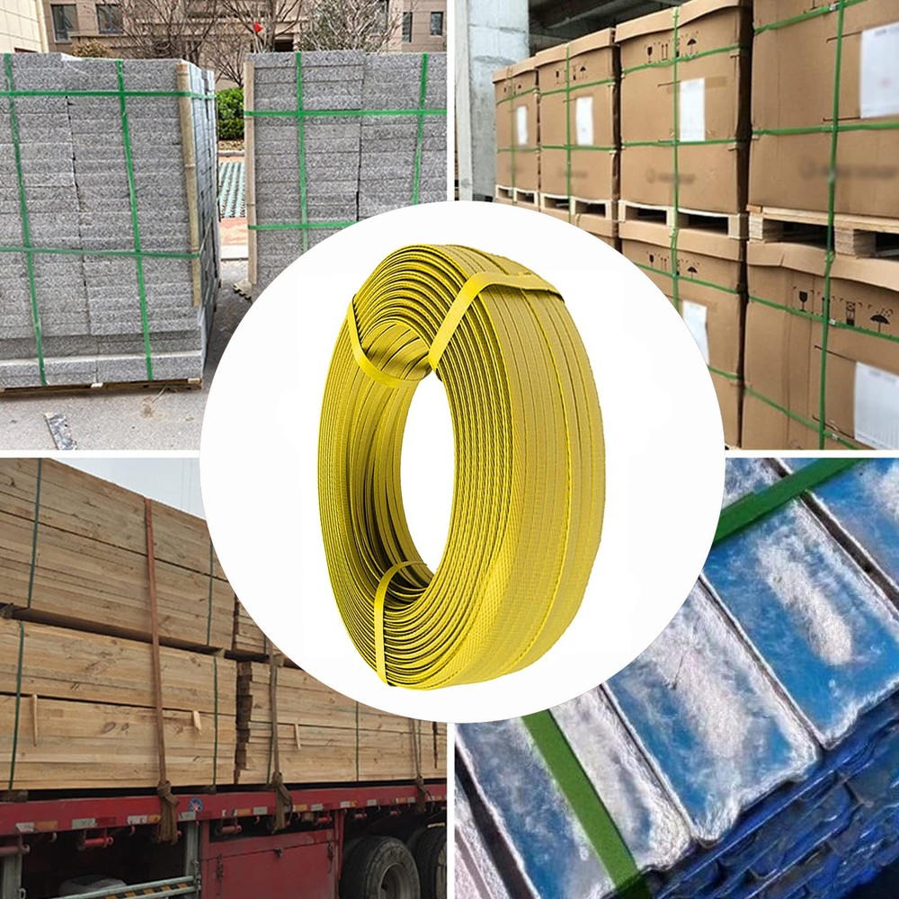 Poly strapping roll 1/2 inch plastic banding 330ft 600lb strength packaging