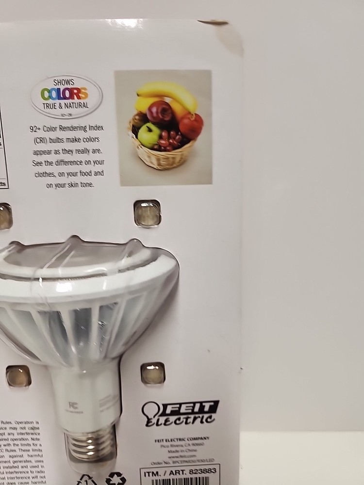 Feit Electric PAR30 LED Focused Light 75 WATT Replacement Uses 13 WATTS Dimmable