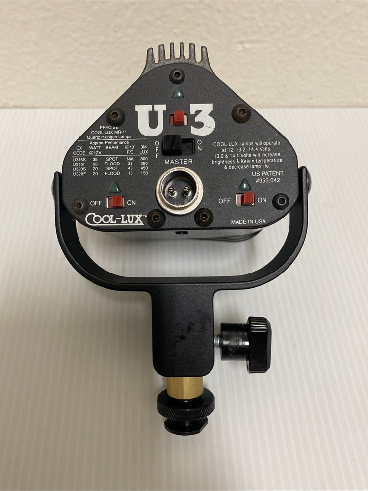 Cool-Lux U-3 Tri-Lite Camera Light - Professional Video Lighting