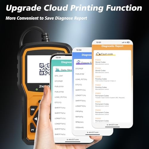 ZM301 OBD2 Scanner Diagnostic Tool, Car Code Reader OBDII/EOBD Diagnostic