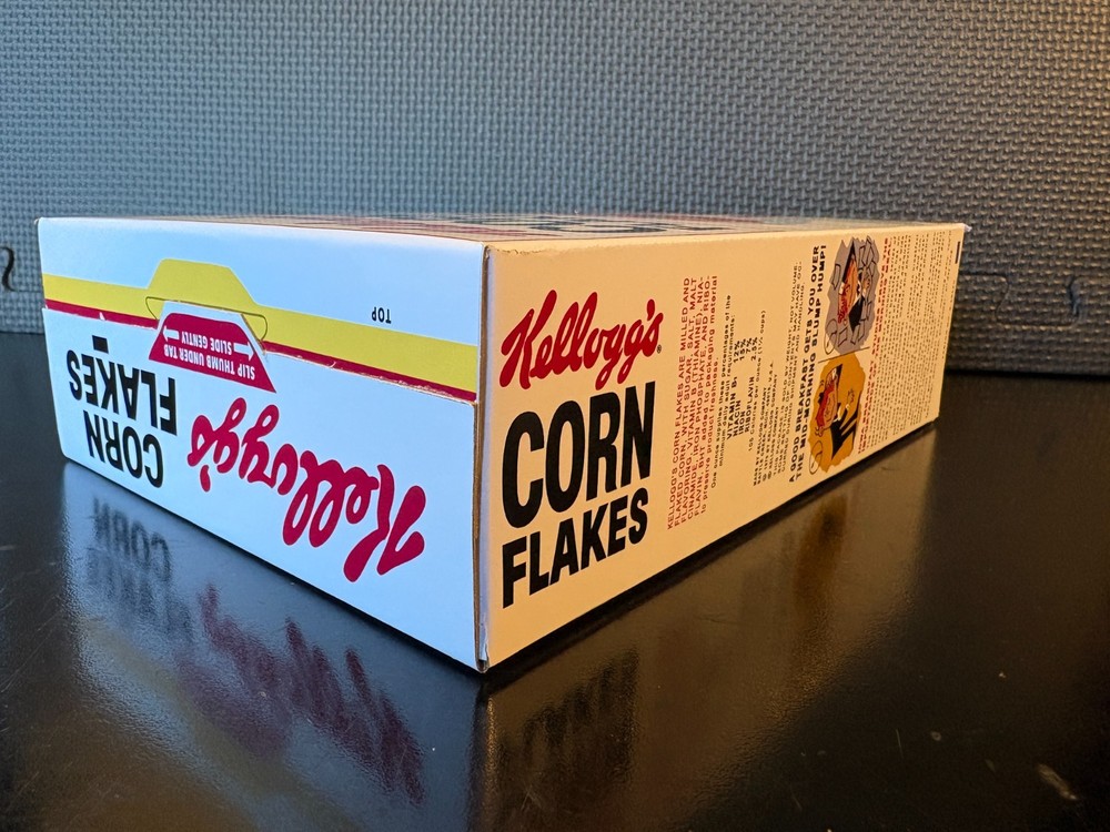 1971 Kellogg's Corn Flakes - Empty custom design display box