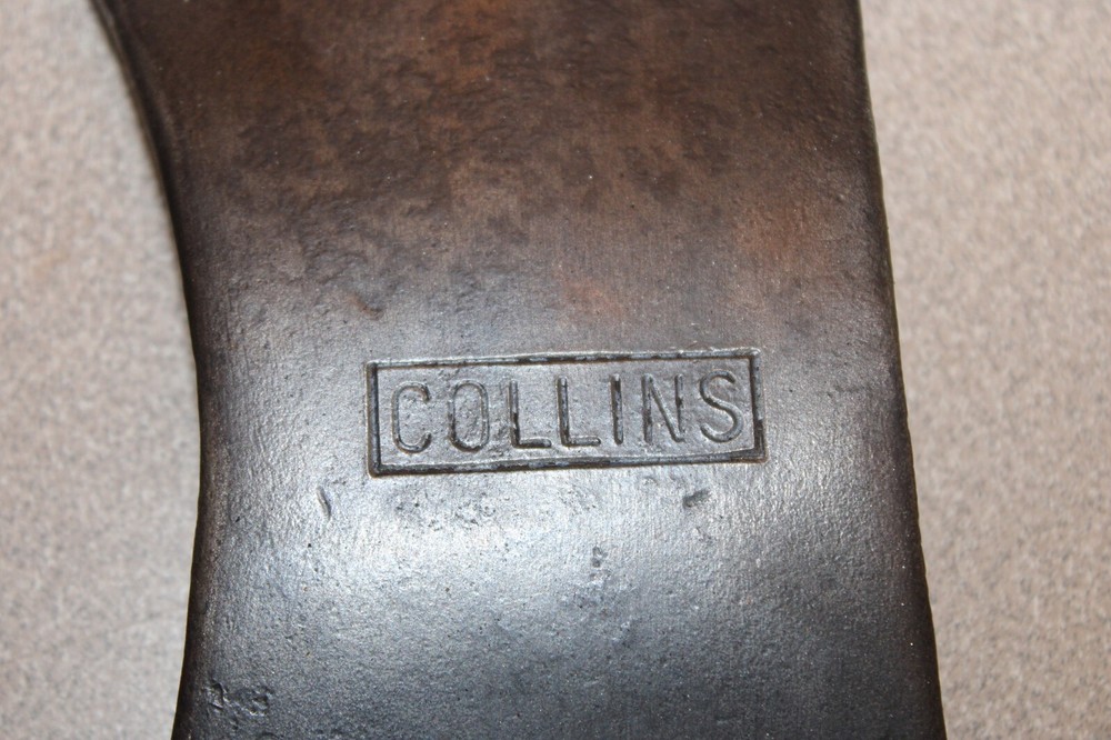 Vintage COLLINS Double Bit Axe Head 10"