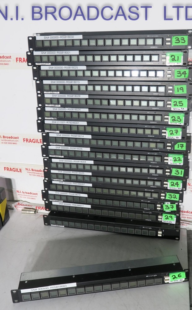 Miranda / grass valley nv9641a router matrix panel