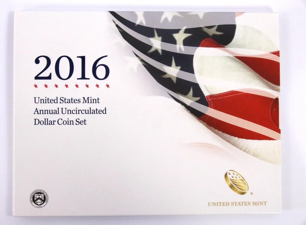 2016 US MINT ANNUAL UNCIRCULATED DOLLAR COIN SET