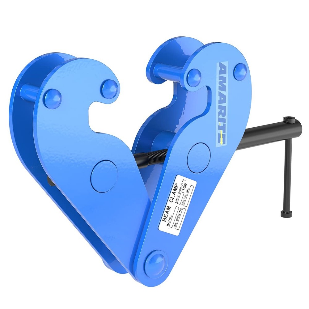 Vertical Beam Clamp 4400lbs (2 Ton) Working Load Limit