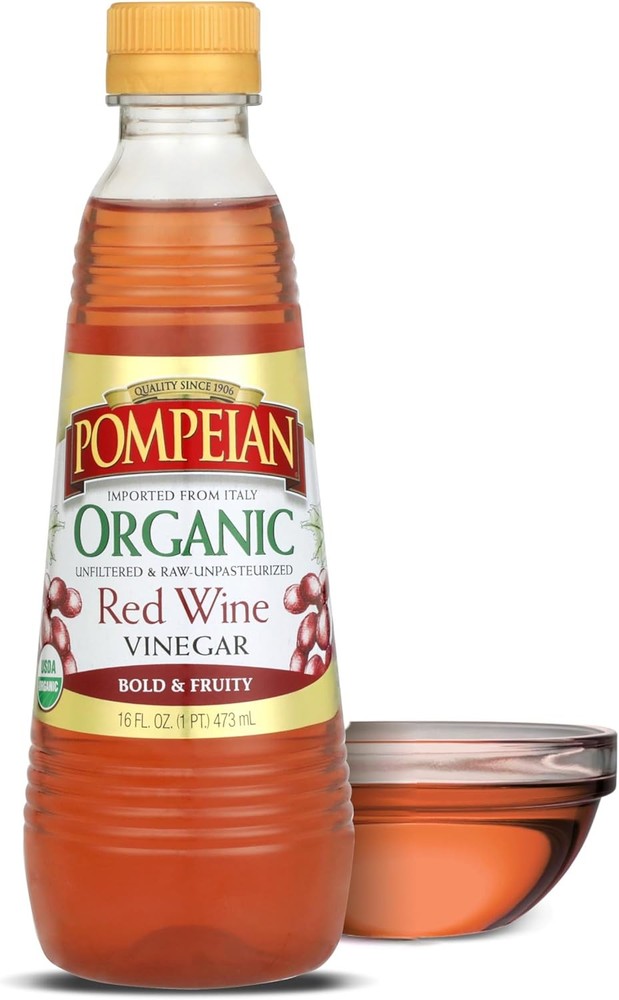Gourmet Organic Red Wine Vinegar, Uned & Unpasteurized