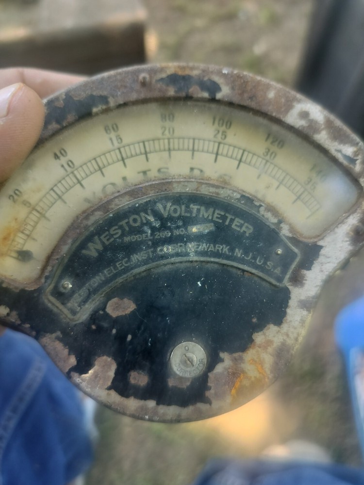 vintage Rare weston voltmeter model 269