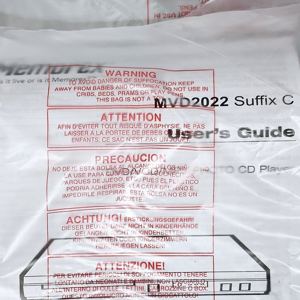 Memorex Progressive Scan DVD/CD Player MVD2022 MP3 Decoder DTS Out New