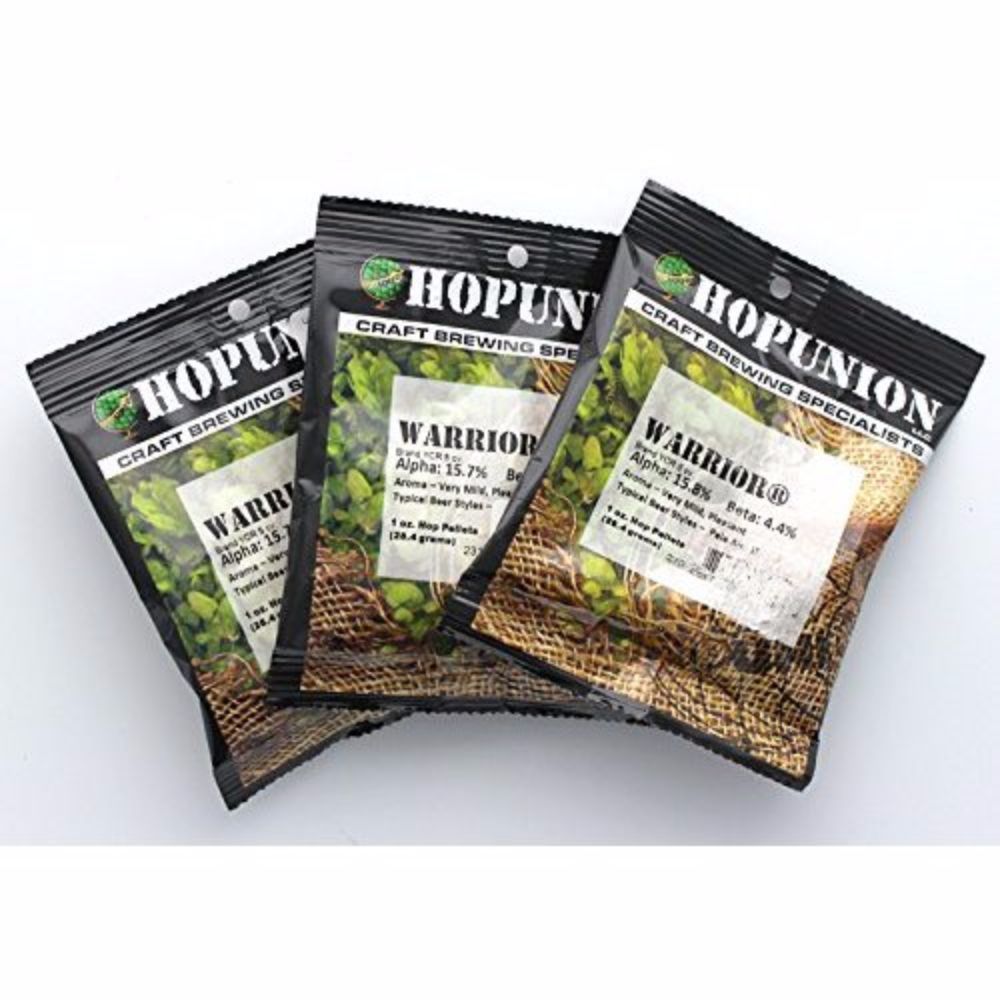 Warrior Hop Pellets 3 oz for Home Brew Beer Making